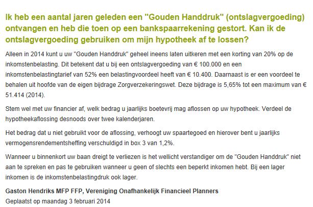 KapitaalMeester in Geldgids Consumentenbond rubriek Vragen en antwoorden VOFP